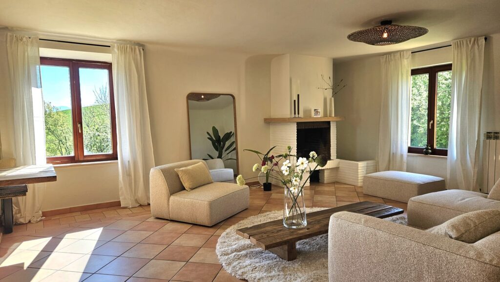 Woonkamer Casa Colleluce